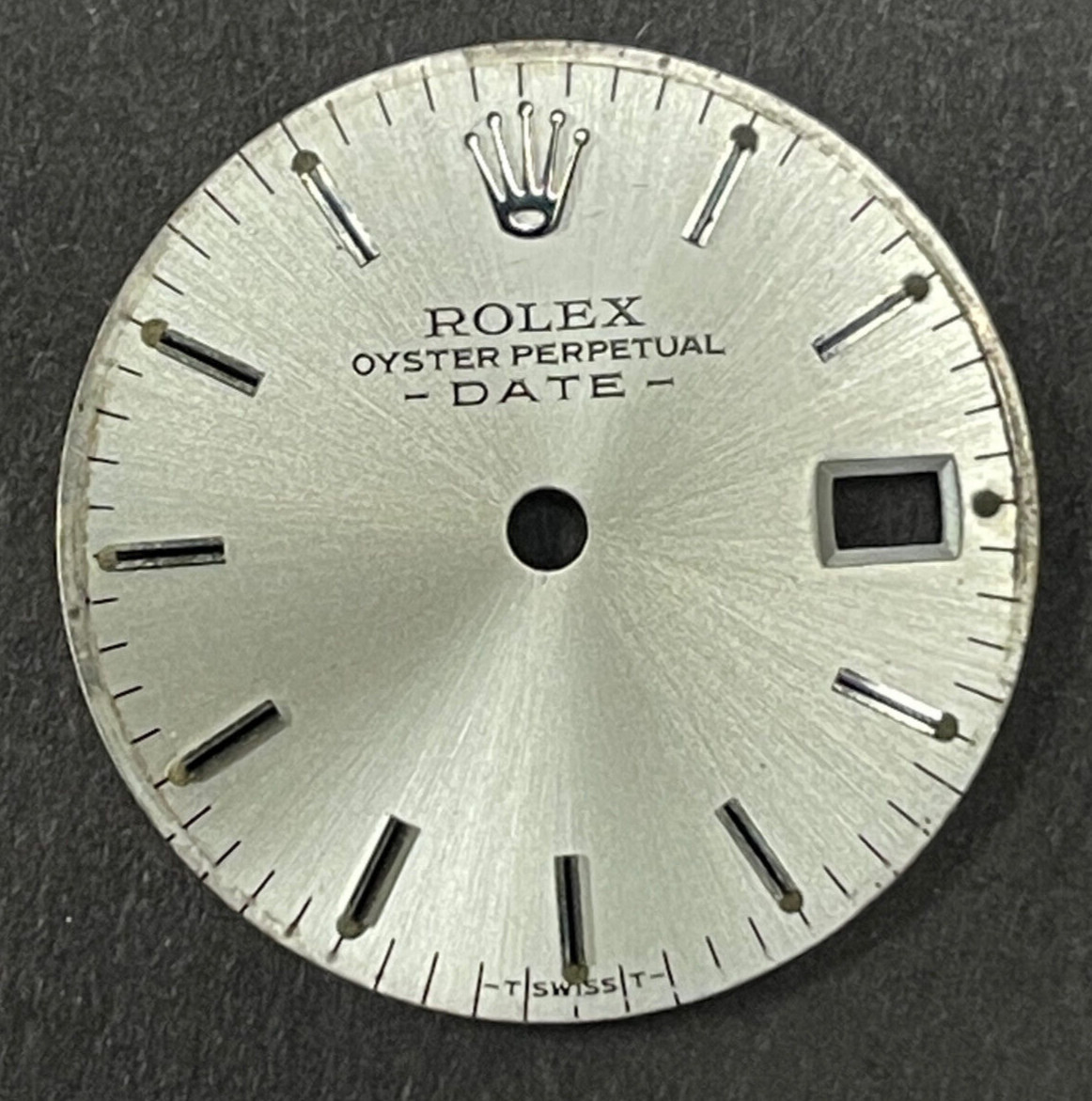 Vintage Rolex Oyster Perpertual Date Watch Dial For 26mm Case 6517 6519 6917