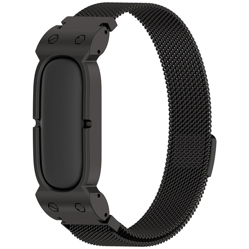 For Google Fitbit Air Metal Frame Strap Watch Band Stainless Steel Bracelet