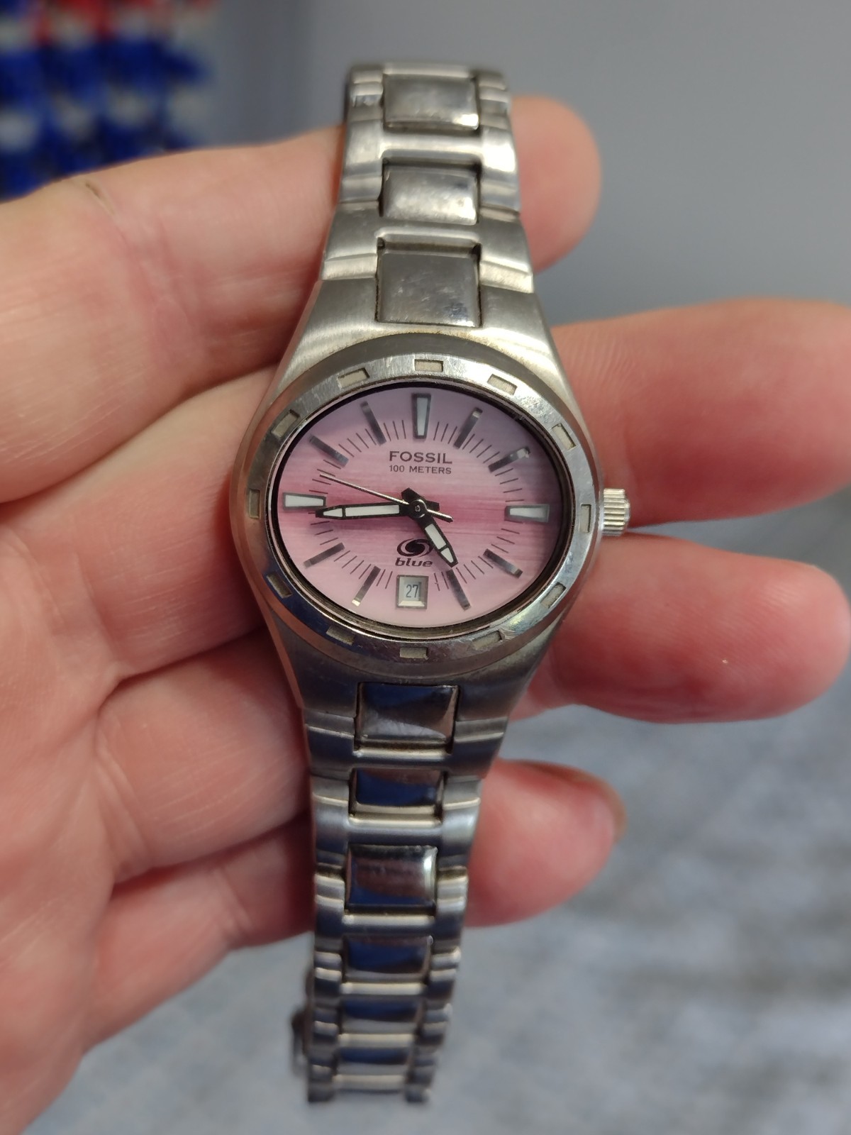 Extra Spare Additional Watch Band Link & Pin for Women’s FOSSIL AM-3706