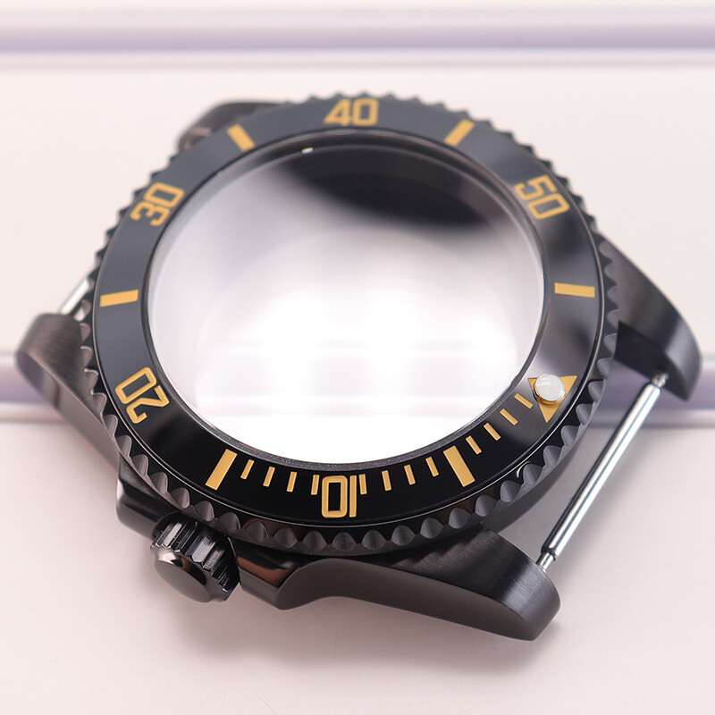 Watch Repair 40mm Dive Case Sapphire Glass Fits Seiko NH35 NH36 NH38 Movement