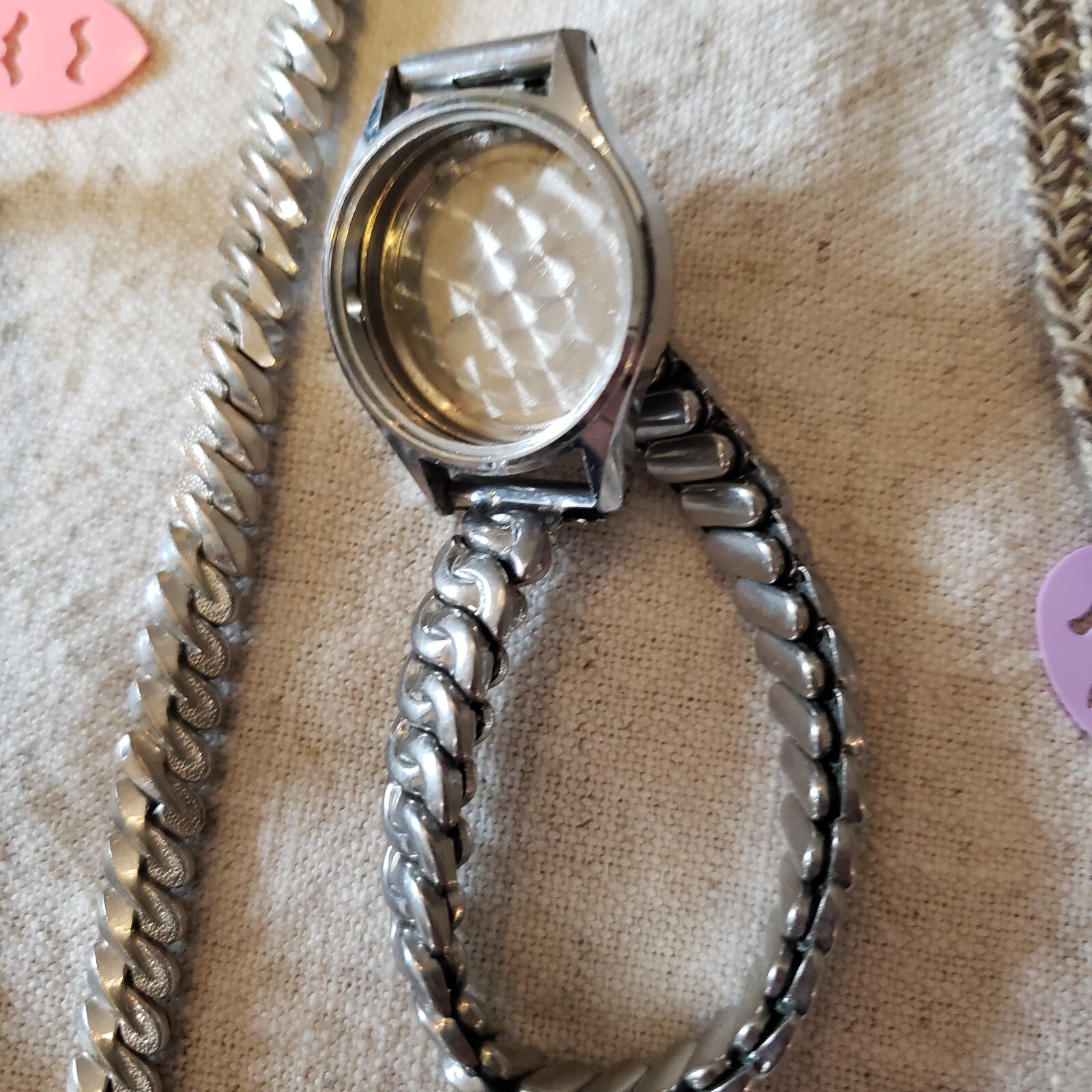 LOT of 3 60’s Vintage Ladies Watch Expansion Band Kreisler Champion Stainless