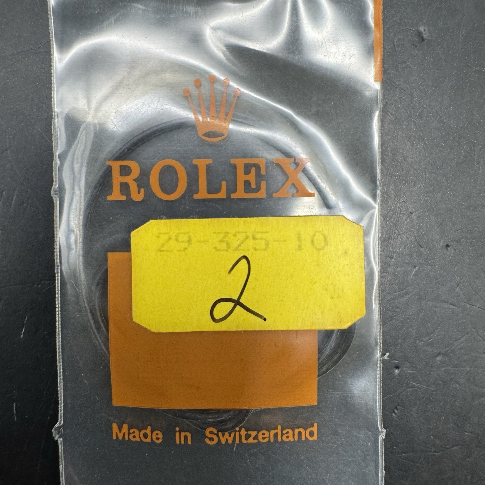 (1) Genuine Rolex Case Back Rubber Gasket 29-325-10 NOS 1675 GMT-Master Sport Mo