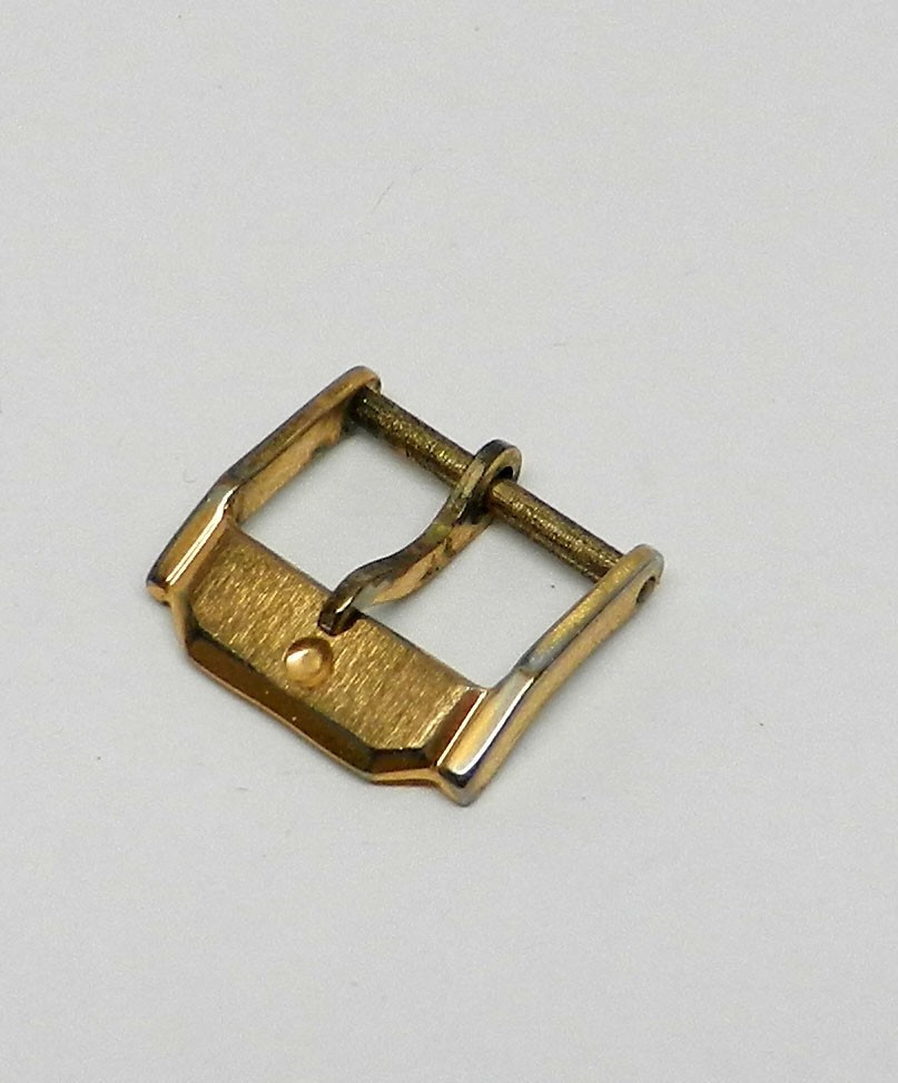 Authentic 14MM Movado Gold Buckle Clasp Fits All 14 mm Leather, Lizard Straps