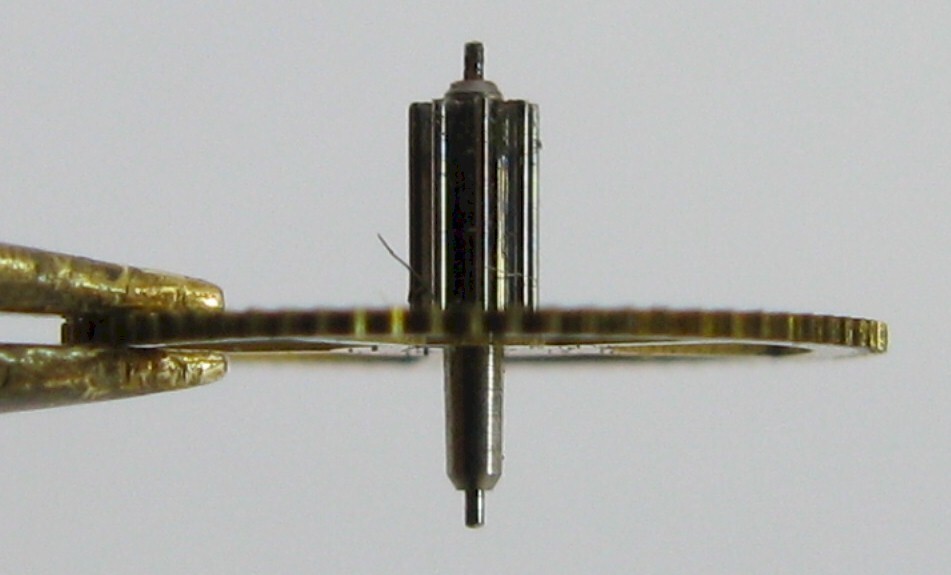 IWC c 89 Watch Part: second beat 4th. wheel #225 short pivots