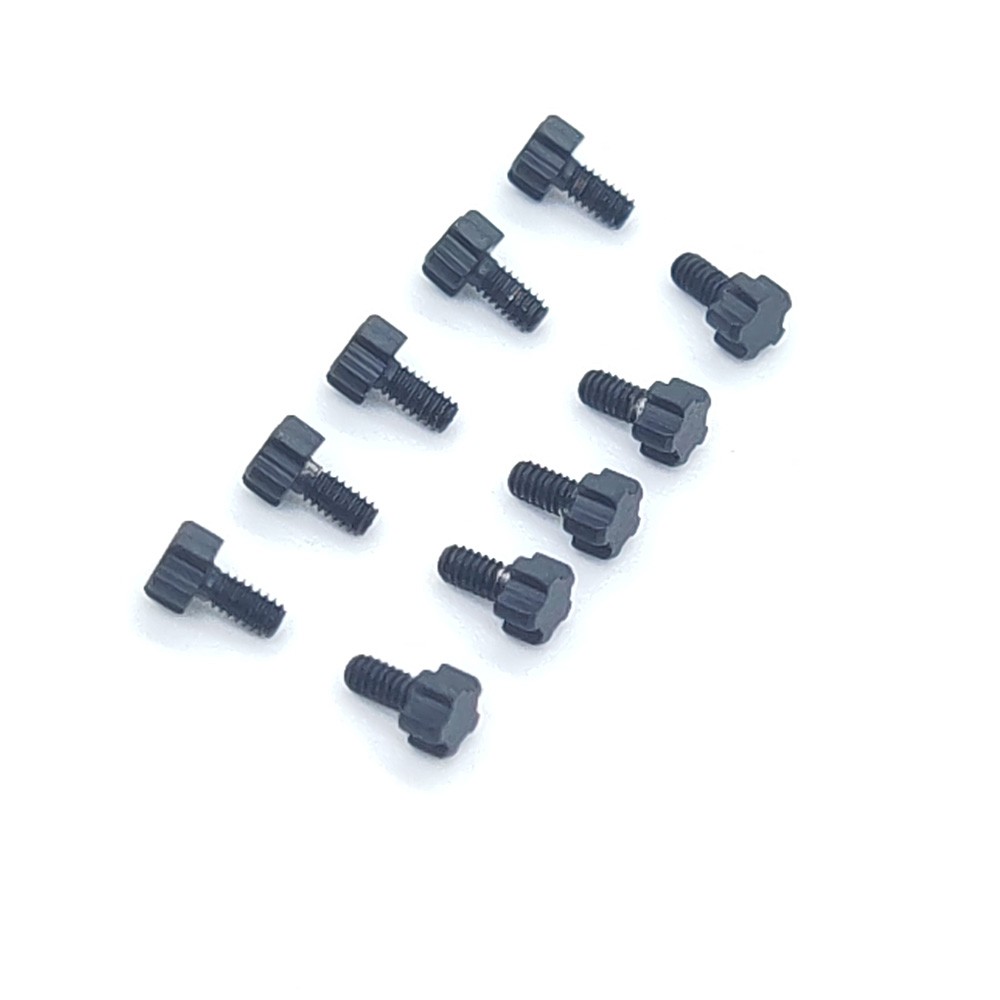 10 Piece 3.76mm 2.39mm 1.2mm 5 Star Black Screws For Richard Mille Watch Case