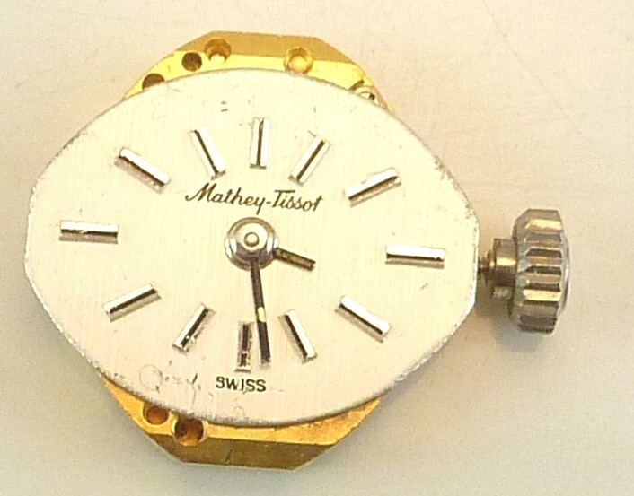 Mathey Tissot 722 Mechanical Wristwatch Movement – Parts / Repair