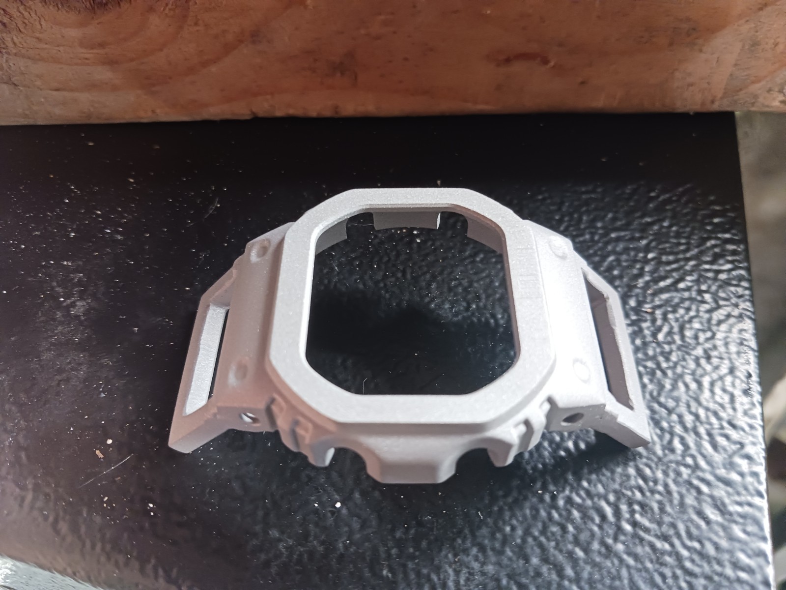 WELDED ONE PIECE DW5600 NATO Stainless SHELL with lugs PLASTIC LUG BYPASS