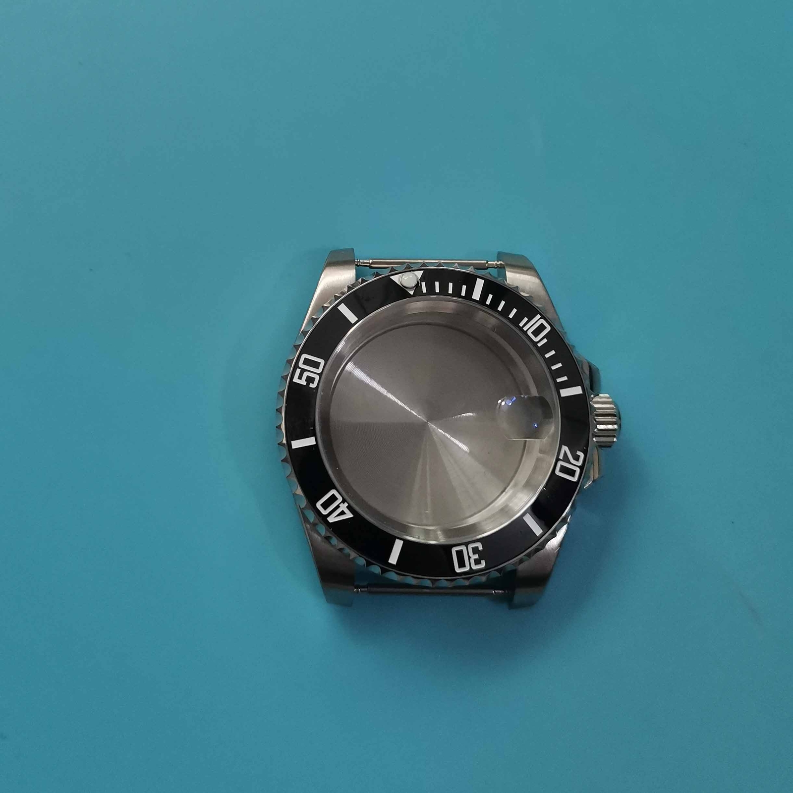 40mm For NH35 NH36 4R35 4R15 SKX007 Movement Watch Case Sapphire Glass & Insert