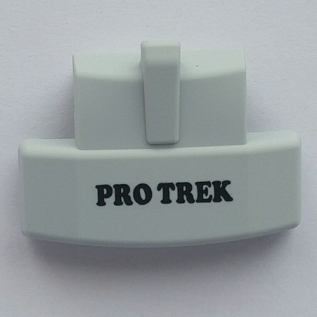 Casio ProTrek Strap Cover End Piece PRW-3000G-7 6H 12H White Silver 2 pcs