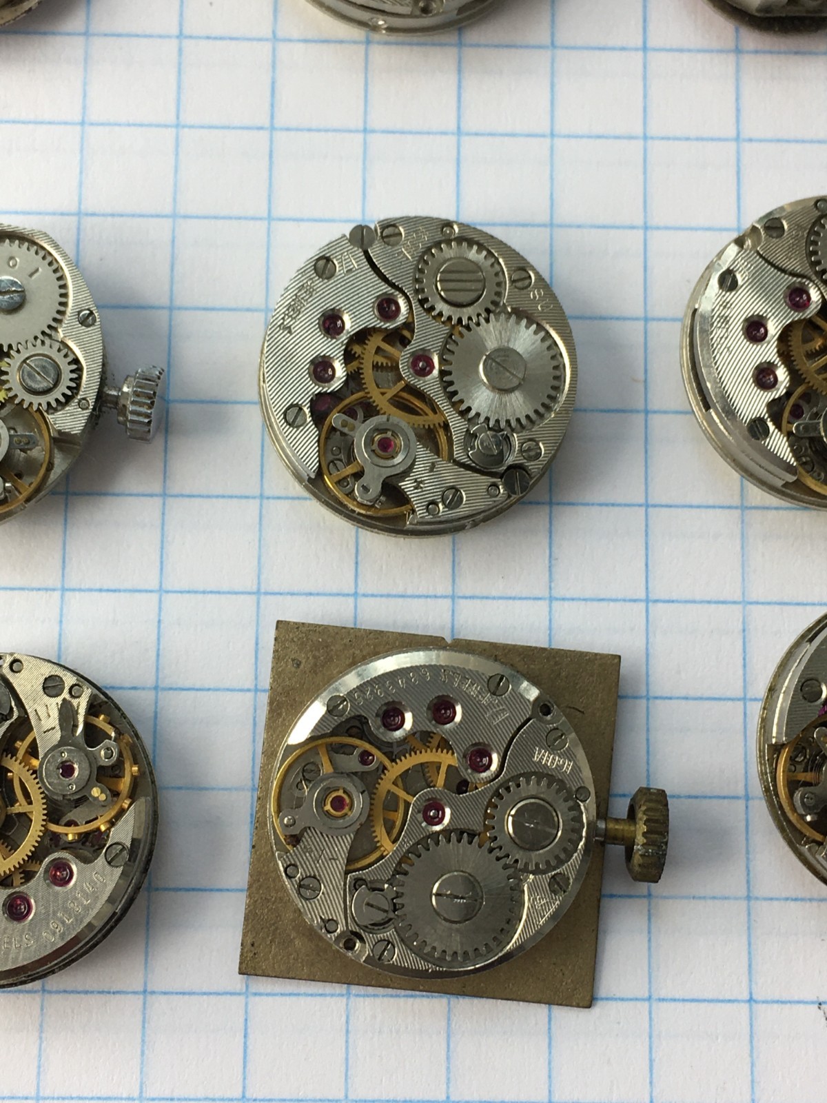 MOVEMENTS (20pcs) FOR Women’s WRIST WATCH Chaika Vintage USSR for parts