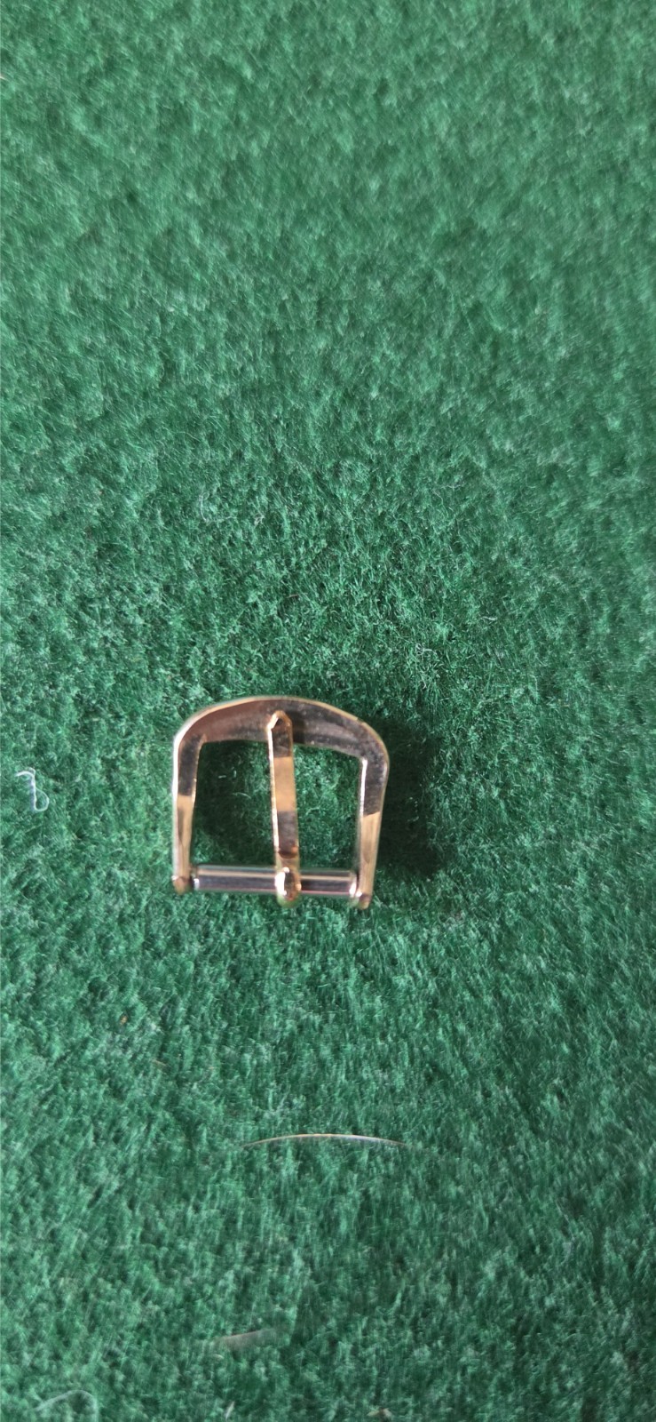 12 VINTAGE BULOVA SIGNED gold tone WATCH BAND 13mm BUCKLES