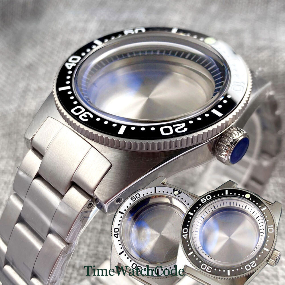 62MAS Dive Watch Case for NH35 PT5000 ETA2824 AR Sapphire 30BAR Waterproof 41mm