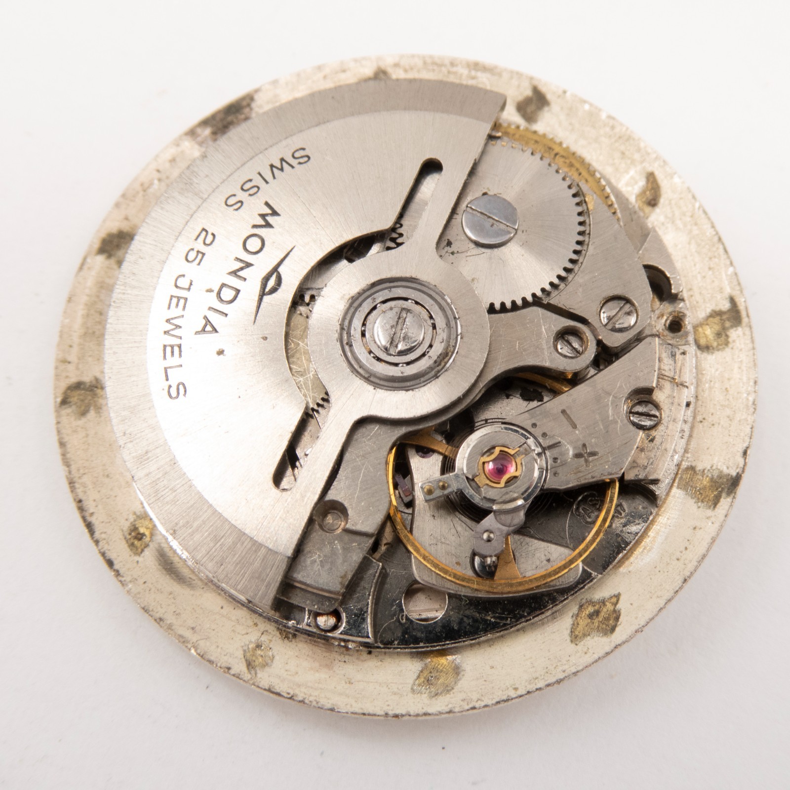 Vintage Mondia / AS 1716-17 25-Jewel Automatic Wristwatch Movement, Runs
