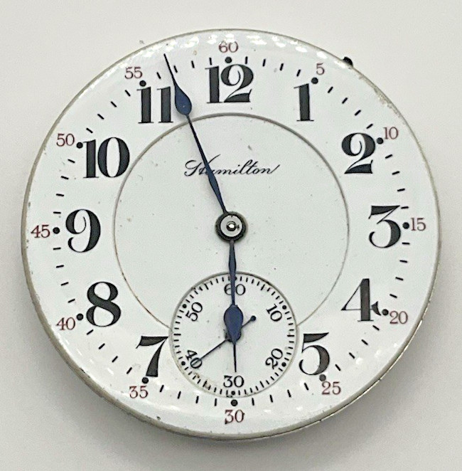 1913 HAMILTON 992 16s 21J M1 POCKET WATCH MOVEMENT