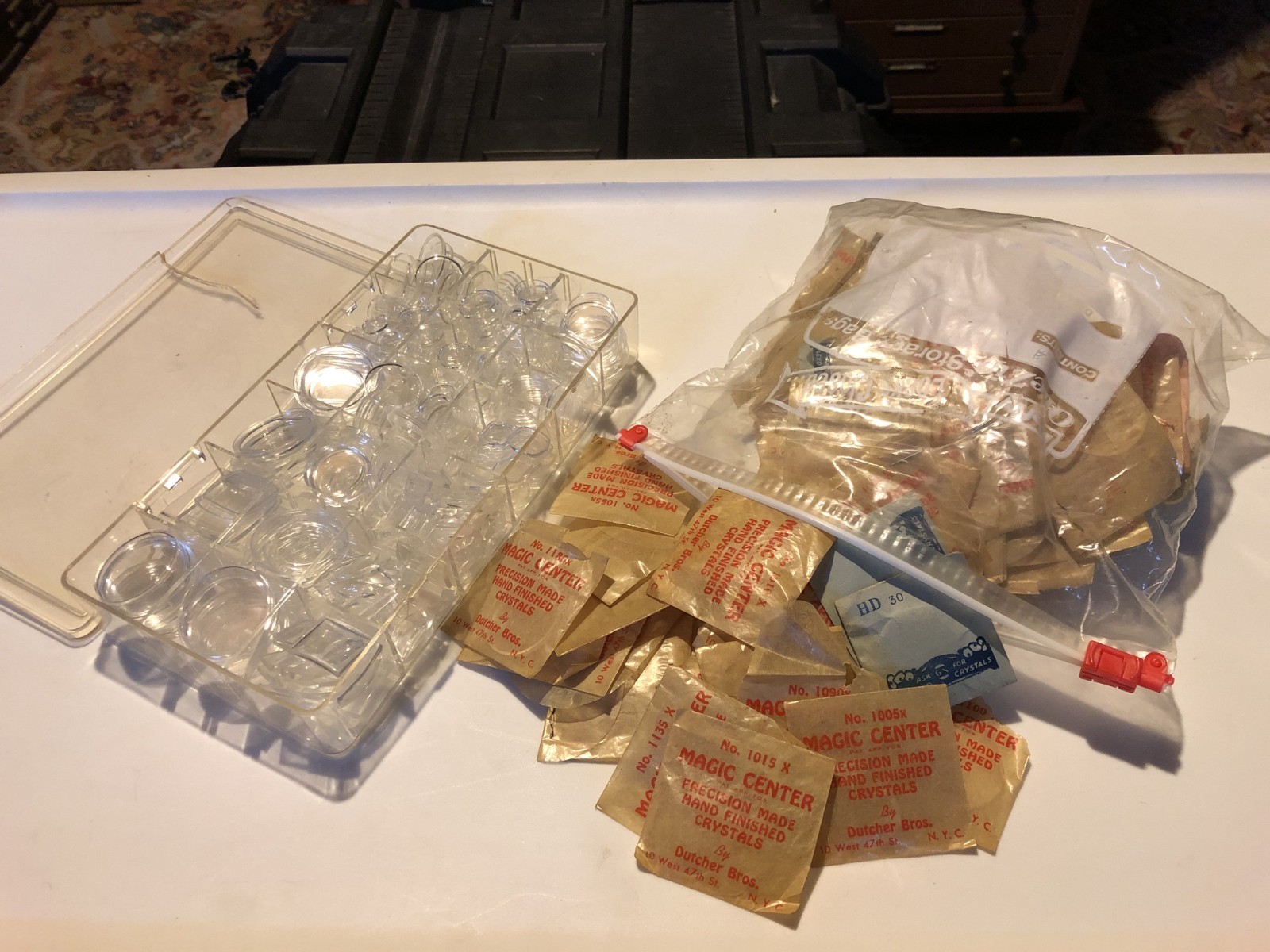 Lot of Vintage NOS Round Plastic Watch Crystals – Various Sizes