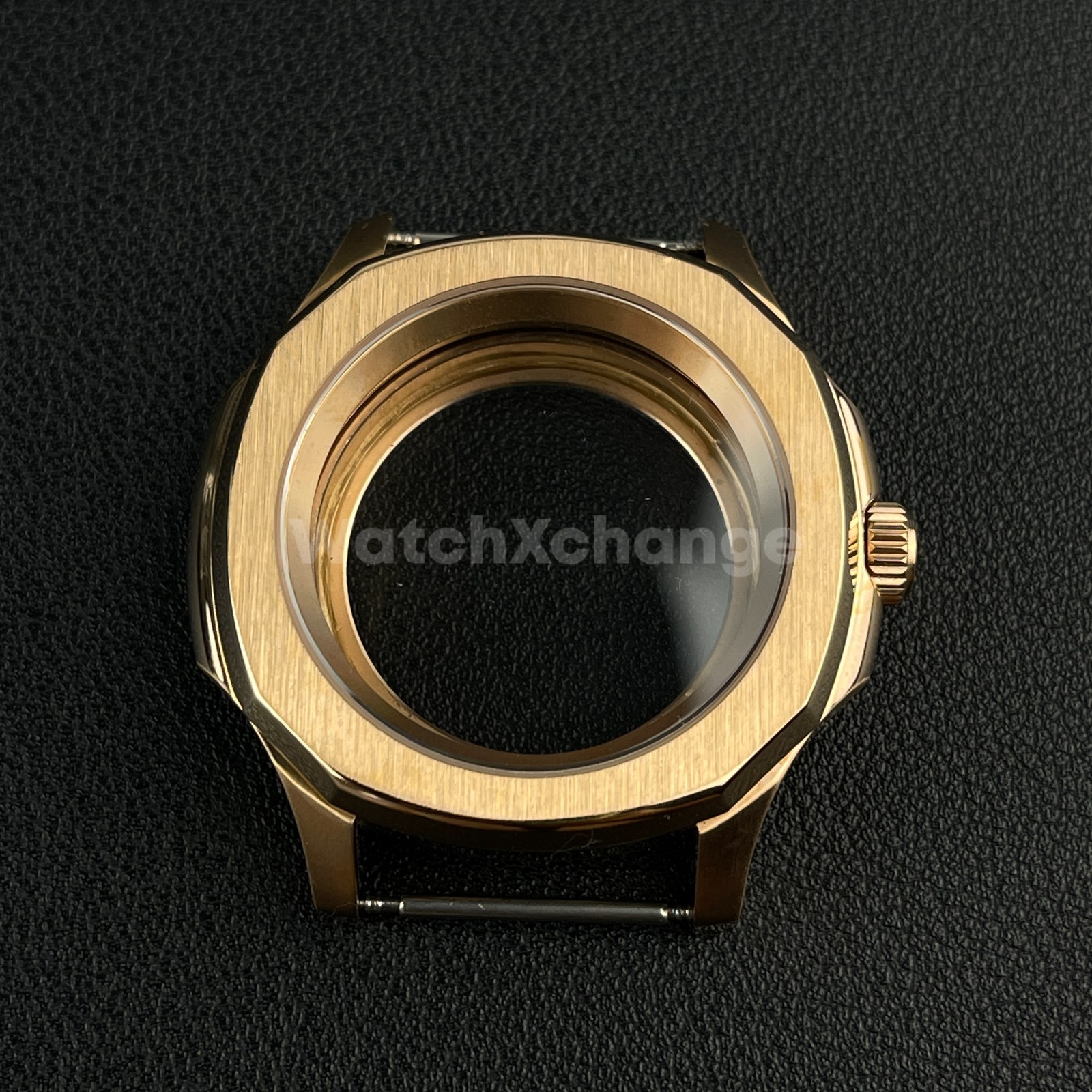DEFECTIVE 42mm Rose Gold Stainless Steel Watch Case For NH35 NH36