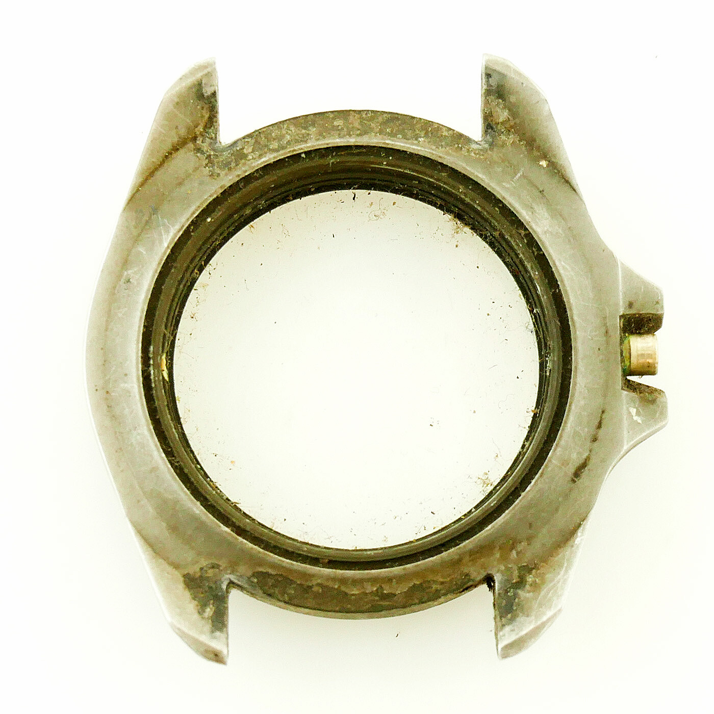 TAG HEUER DIVER 1000 SERIES MENS STAINLESS STEEL CASE FRAME FOR PARTS OR REPAIRS