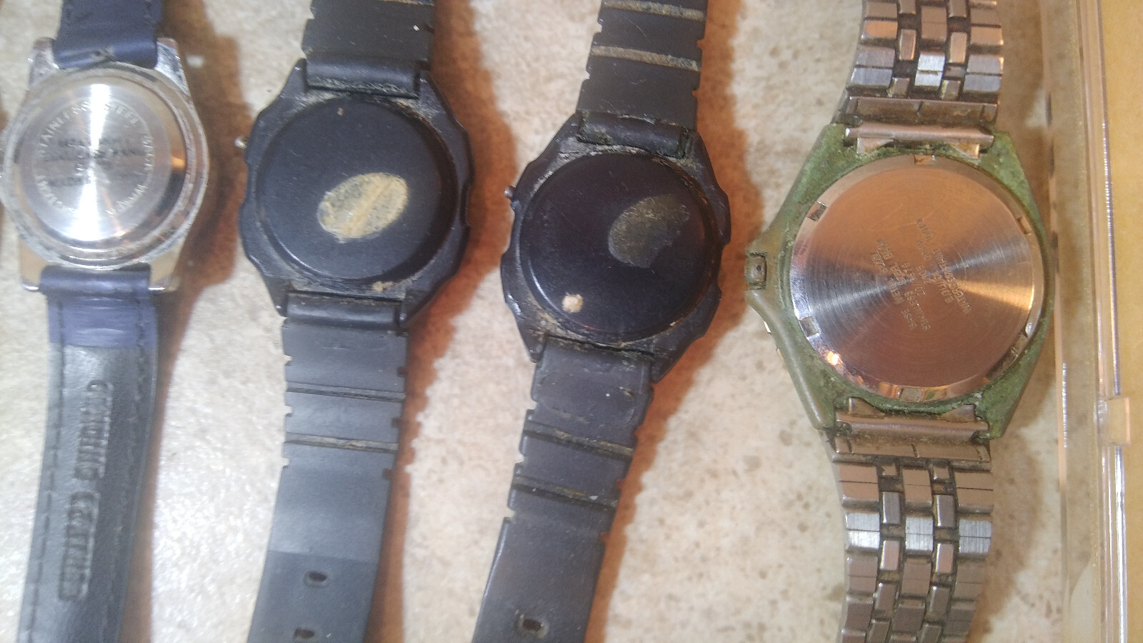 Vtg Watch Lot Parts/Repair Digital Tommy Boy Speidel Bulova 10k Geneva Armitron