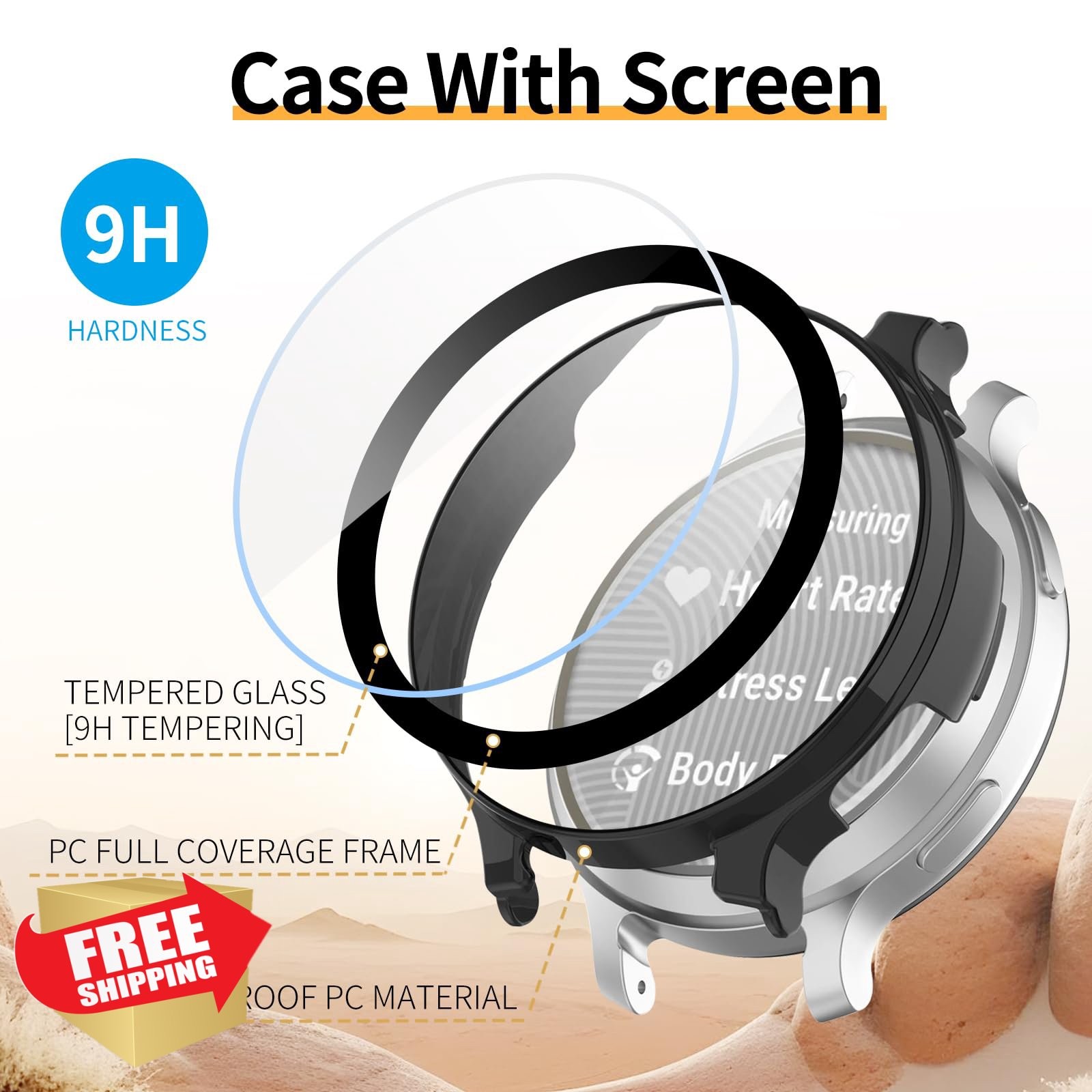 Kimiyaki Garmin Lily 2 Active Case Black+Black