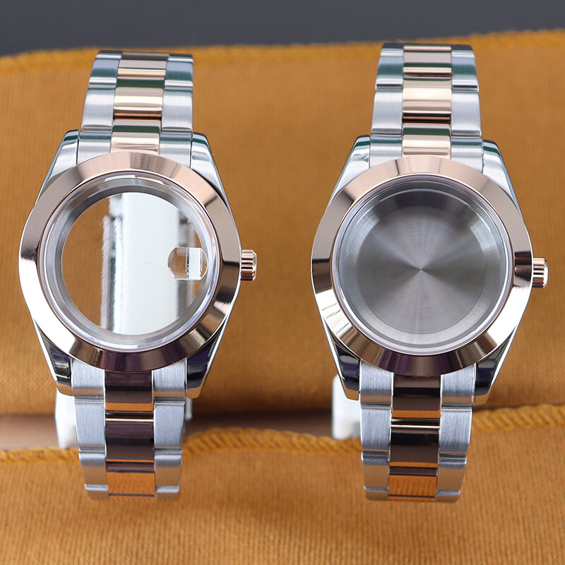 36mm 39mm Watch Case Classic Datejust Mod Inclined Bezel For Seiko NH35 NH34/36