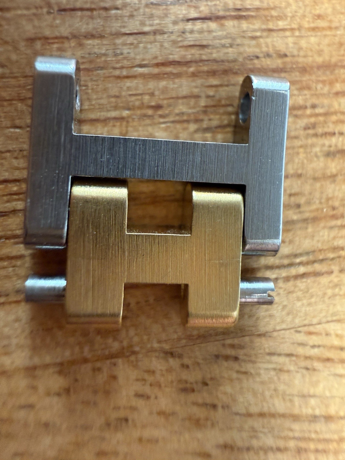HERMES Clipper 12mm Authentic Link Watch Band Bracelet Parts