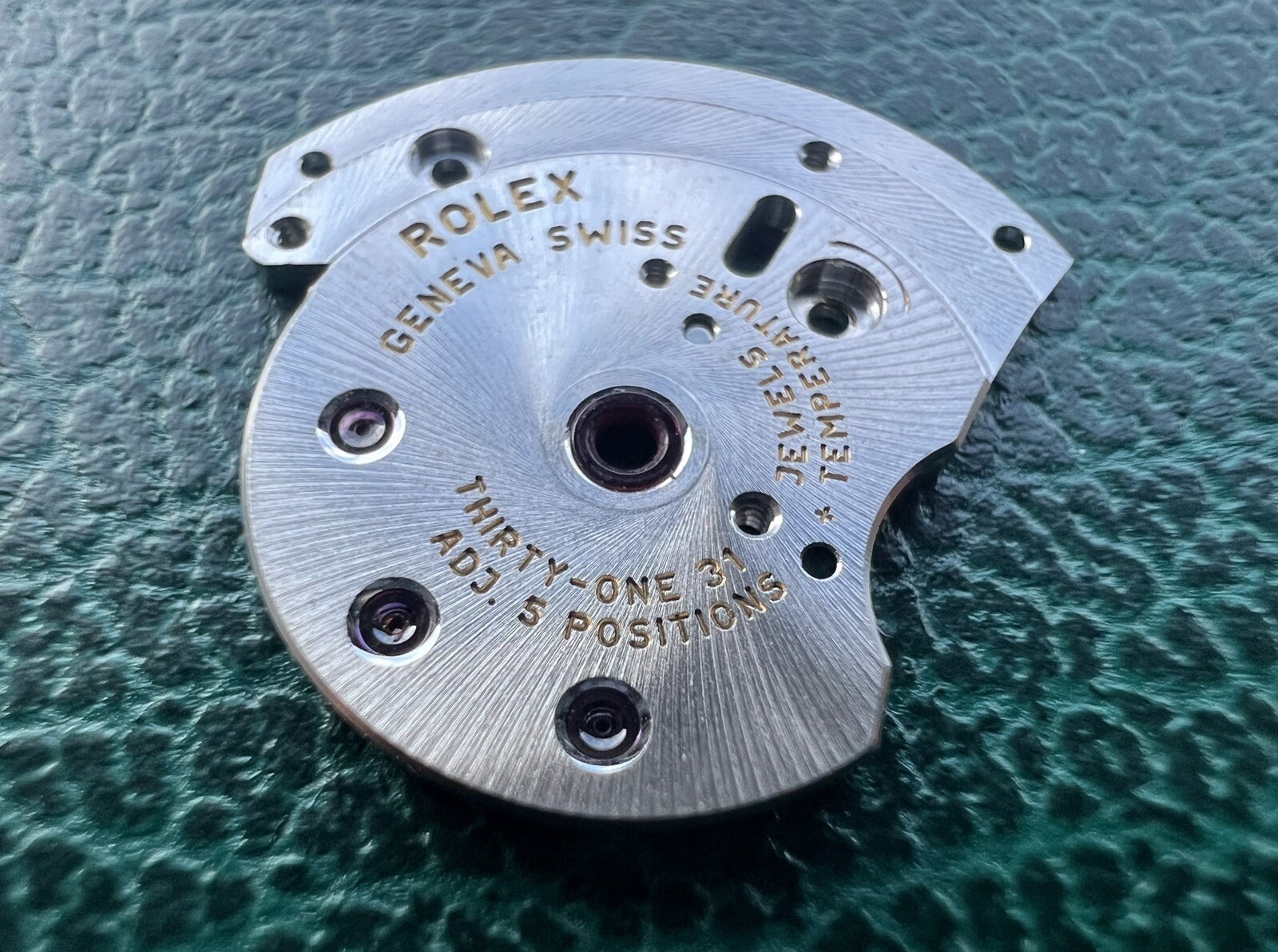 Genuine ROLEX 3135 Part#140 Automatic Device Upper Bridge – OC#829