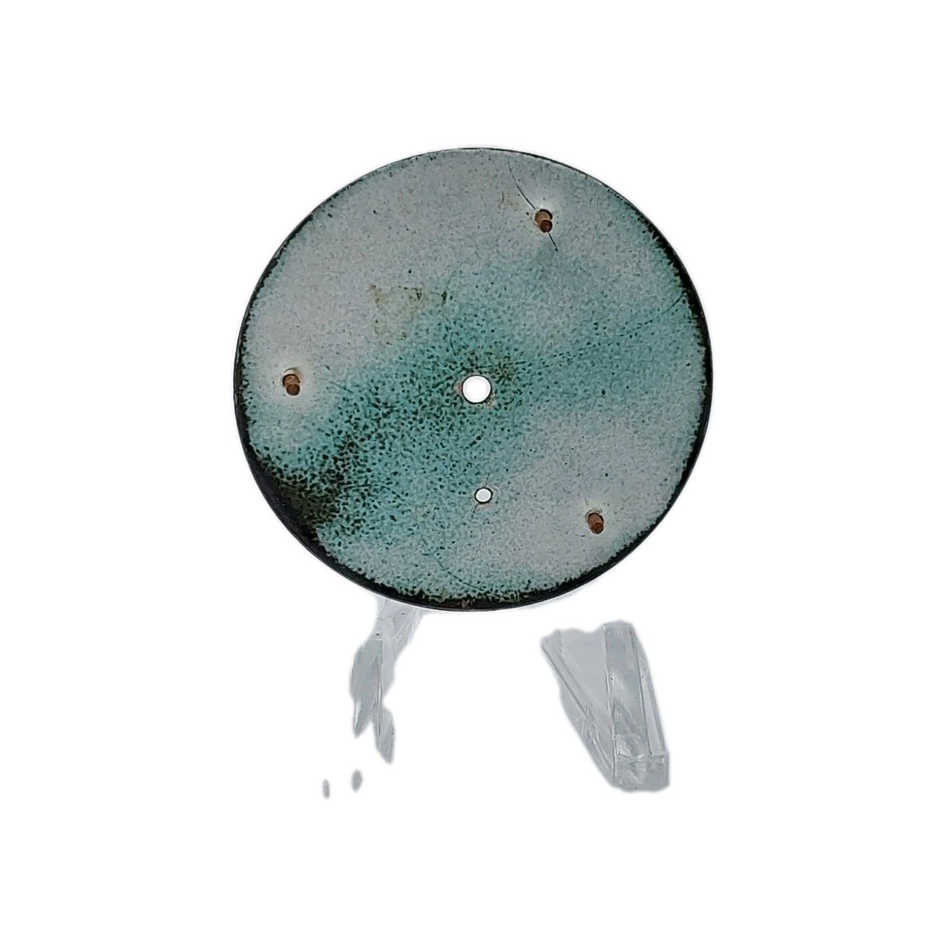 Trenton 38.9mm Sunk Enamel Pocket Watch Dial Only (1239)