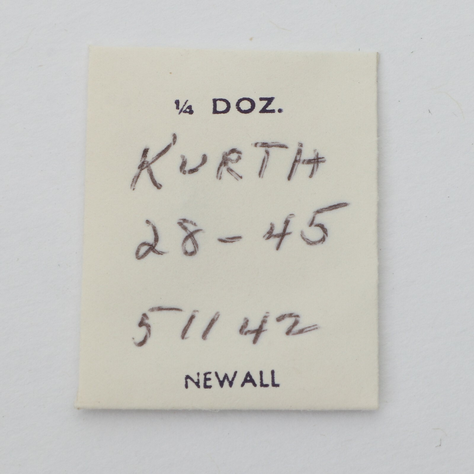 Kurth 28.45 Screw For Upper Auto Bridge (1) #1142-V Brand New Old Stock (C6D7)