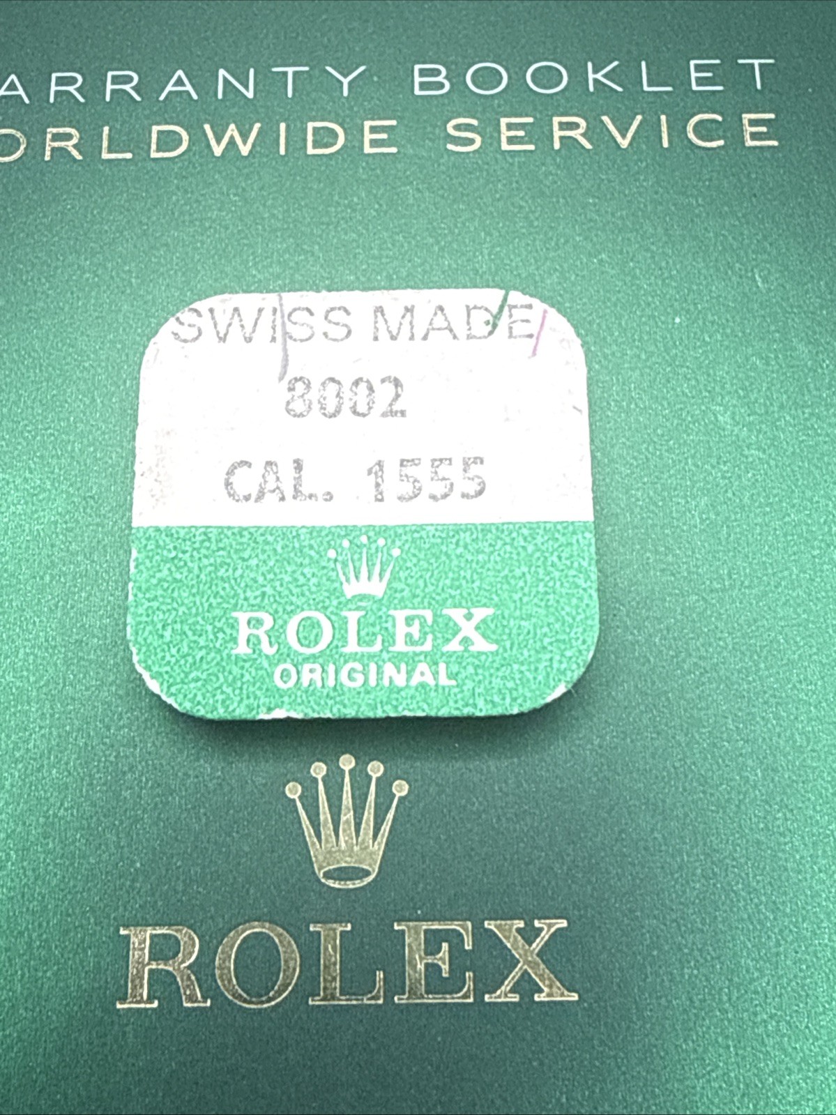 Genuine Rolex Center Second Pinion Caliber 1556 1555 Part #8002