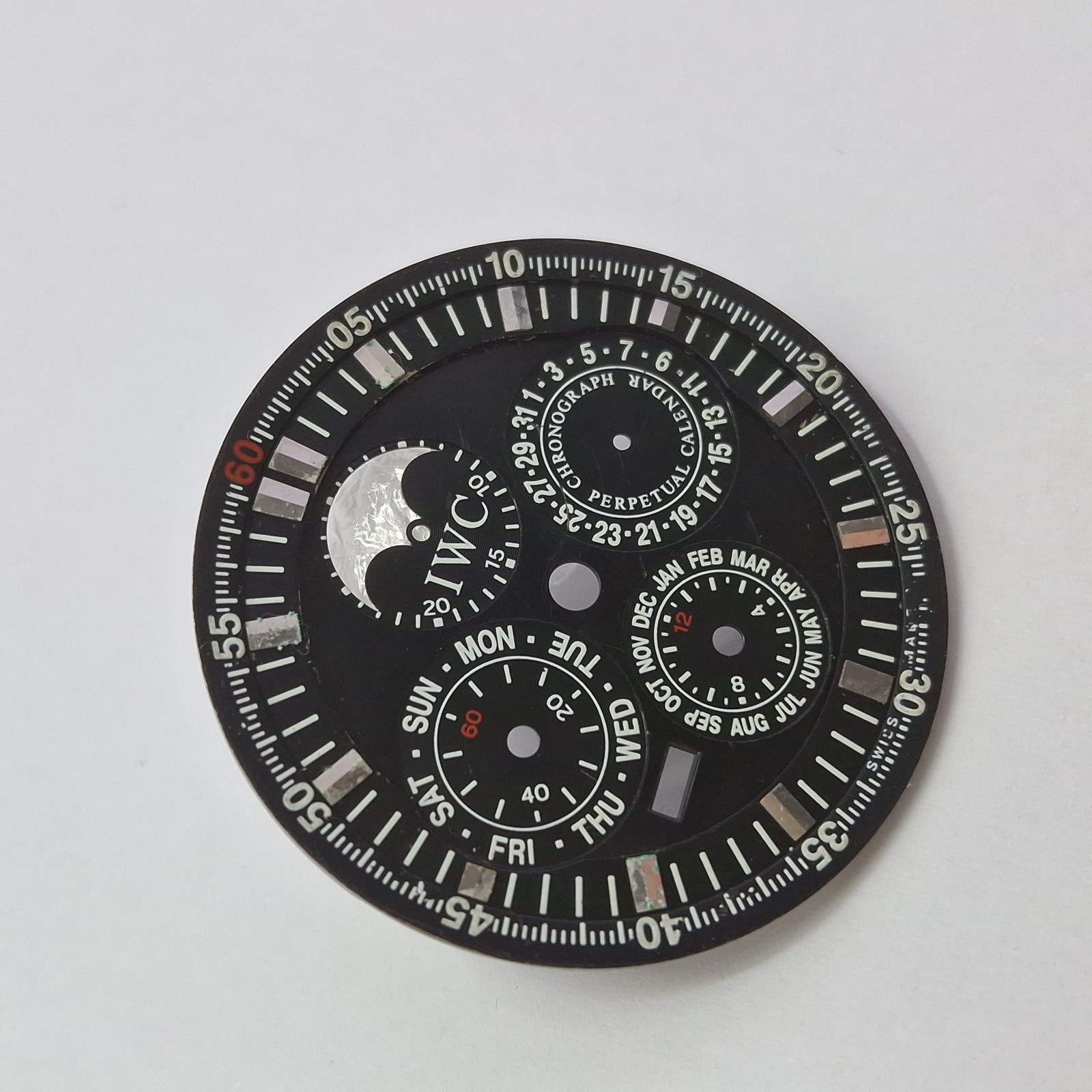 IWC International Watch Co 36.6 mm Dial Watch Parts Part Swiss Made #X7