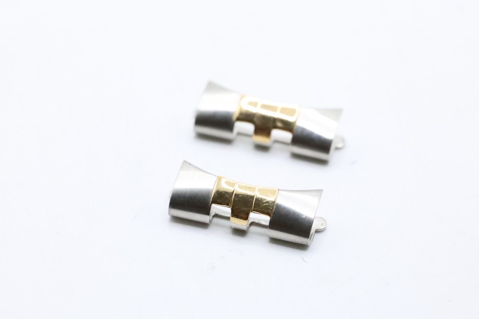 Authentic 455B Rolex 20mm End Links Yellow Gold & Stainless Steel #865