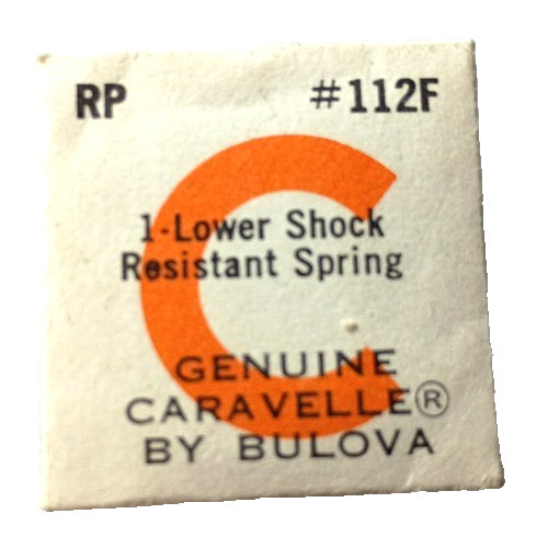 Caravelle RP RK 5AW 1080.60 Lower Shock Resistant Spring watch part #112F/CAR RP