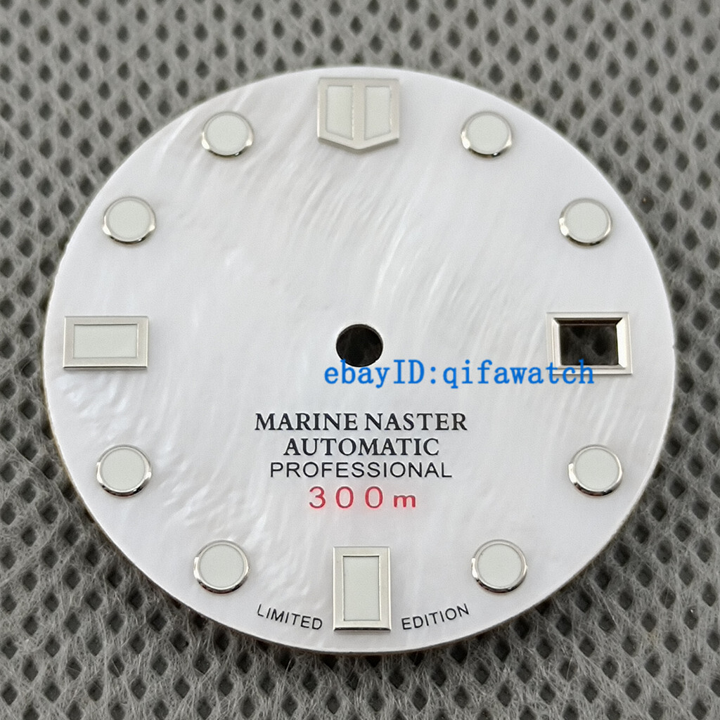 29mm white Watch Dial date Fit NH35 3 o’clock/3.8 o’clock automatic Movement