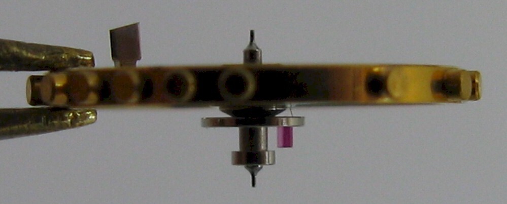 Longines 5LN watch part: complete balance wheel #721
