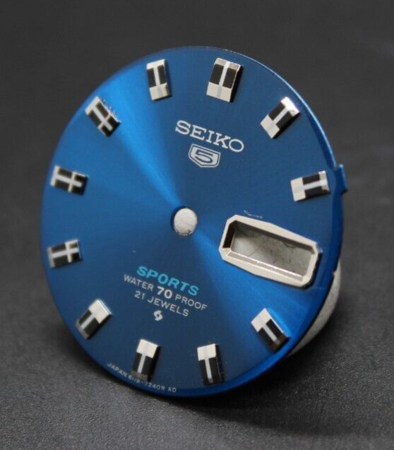 Blue Dial for Vintage Seiko Rally 6119-7170 , 6119-7173 Diver Sport 6119 diver