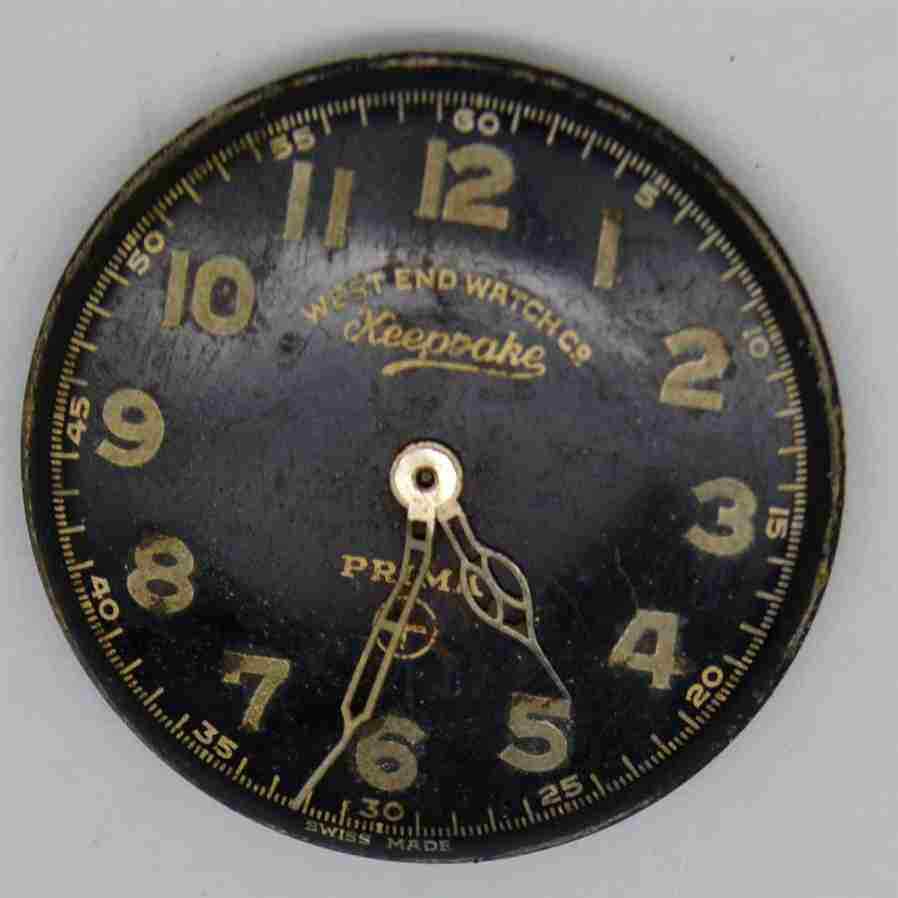 VTG WEST END PRIMA Military Style Steel Wristwatch. Ref: 9010, Cal:68. – Repairs