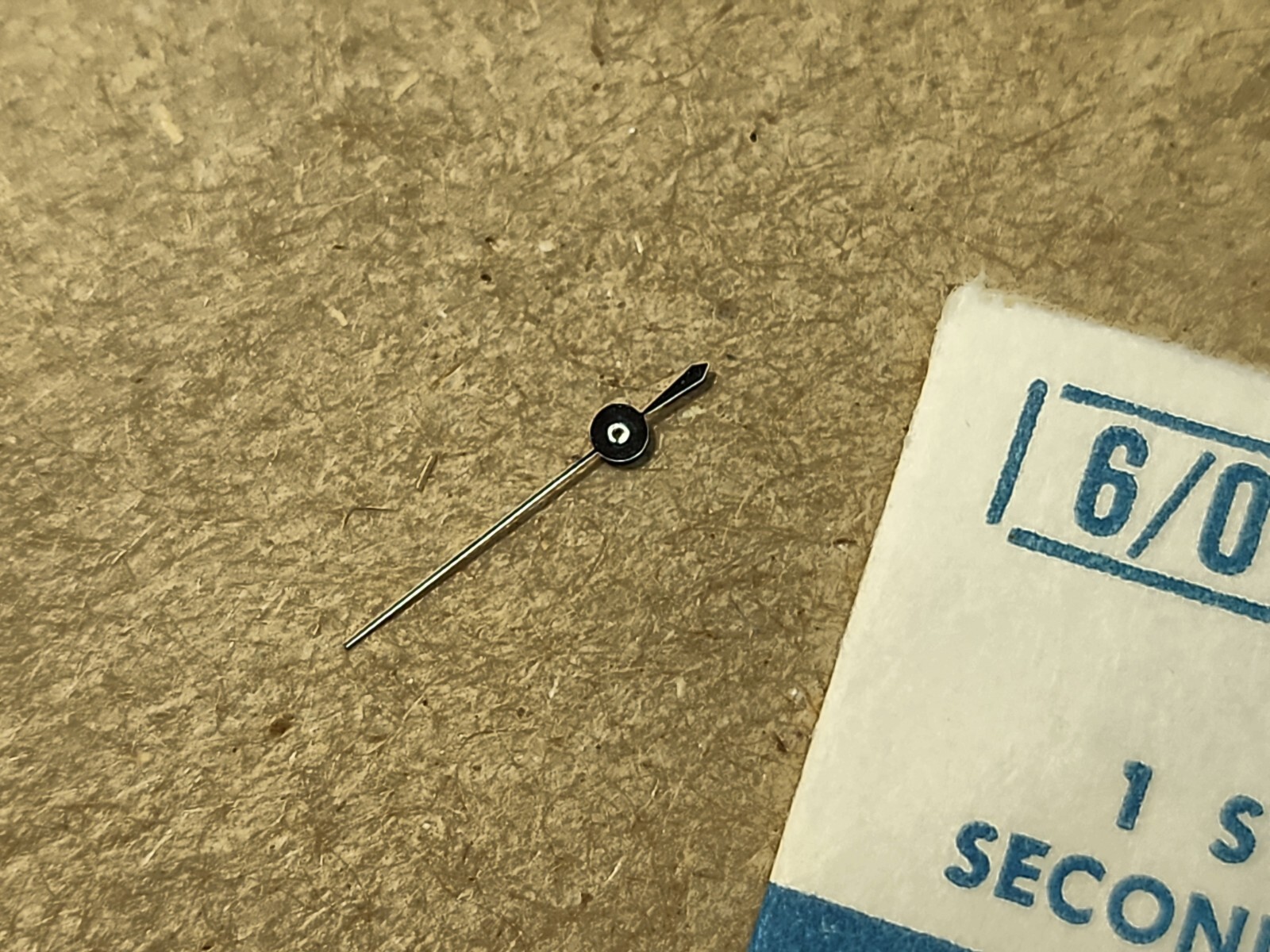 Original Factory NOS Elgin 6/0 P/N 6052 Silver Sweep Second Hand