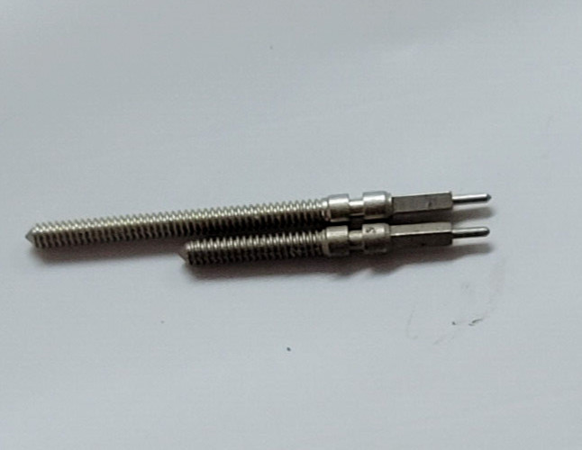 Genuine Zenith Cal. 120 Winding Stem Part No.401 2 PIECES, 1 SHORT, 1 LONG