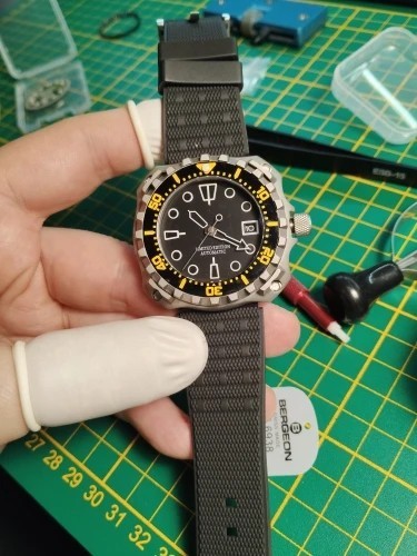 Green Luminous Watch Hands Skeleton White For NH35 NH36 Hand Replacement