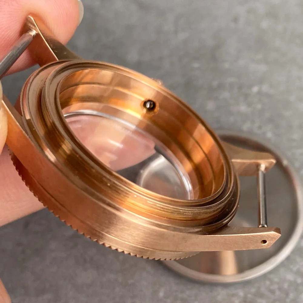 fathomas Bronze Watch Case for NH34 NH35 NH36 ETA2824 2836 SW200 Sapphire Glass