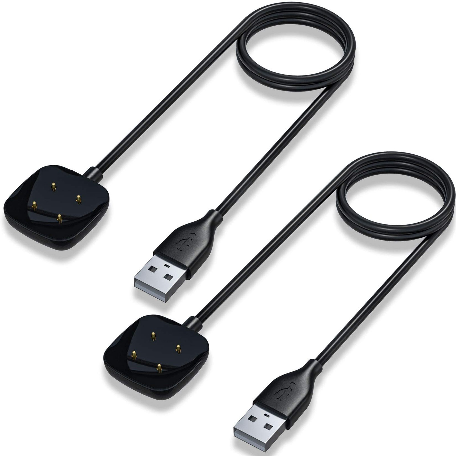 Compatible with Fitbit Sense & Fitbit Versa 4 Charger Replacement USB Chargin…