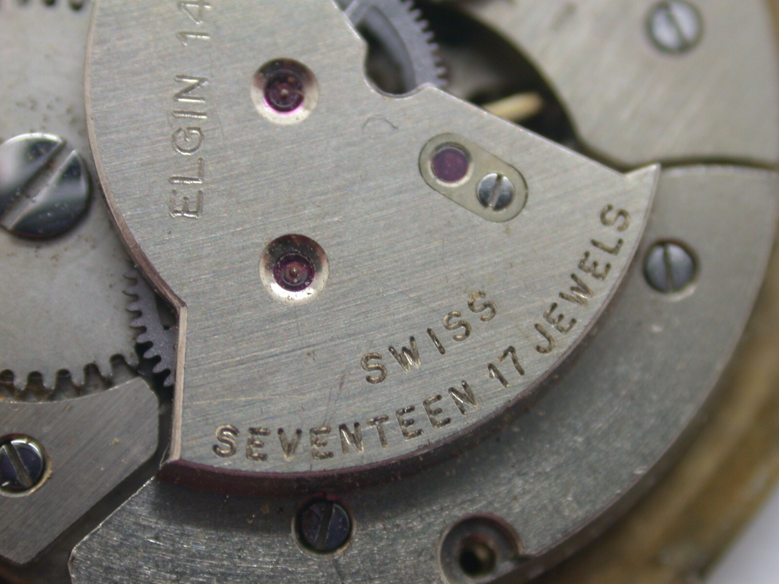 WATCHMAKERS – ELGIN 1440 MOVEMENT – VINTAGE PARTS – 32MF13