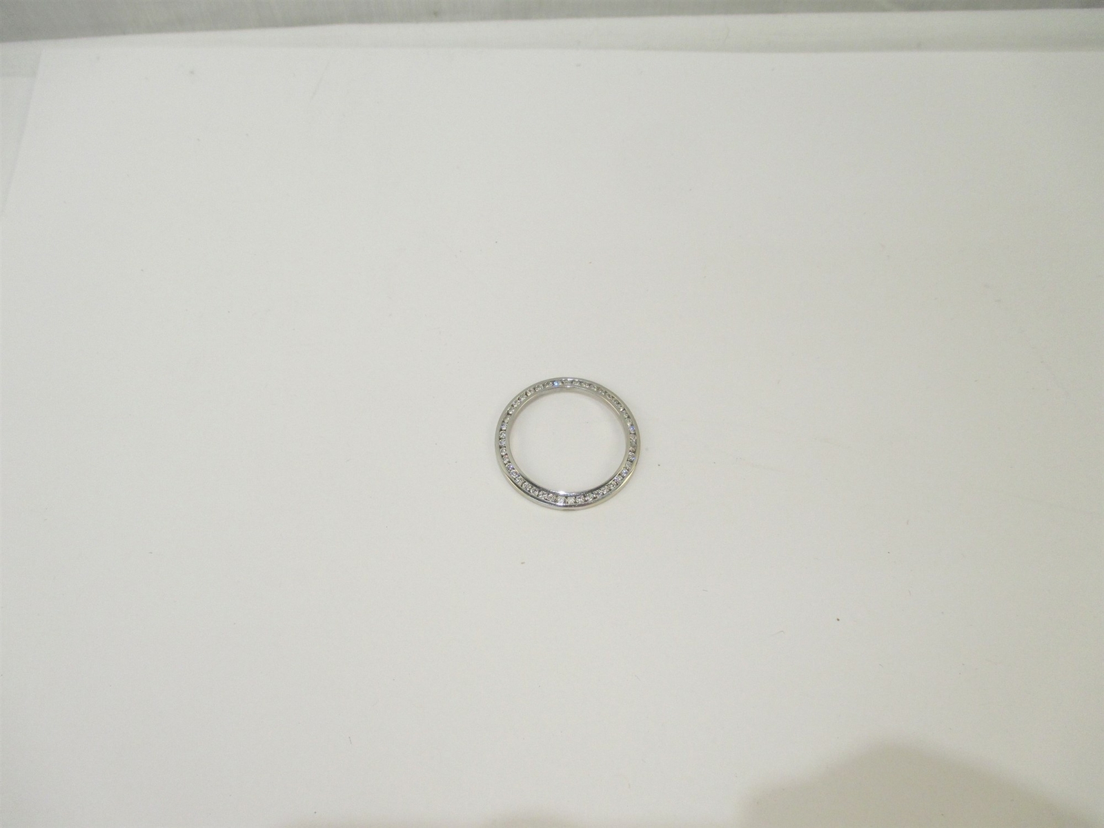 Aftermarket 14k White Gold & 1.0 Ct TCW Diamonds Bezel For Datejust 26.75mm