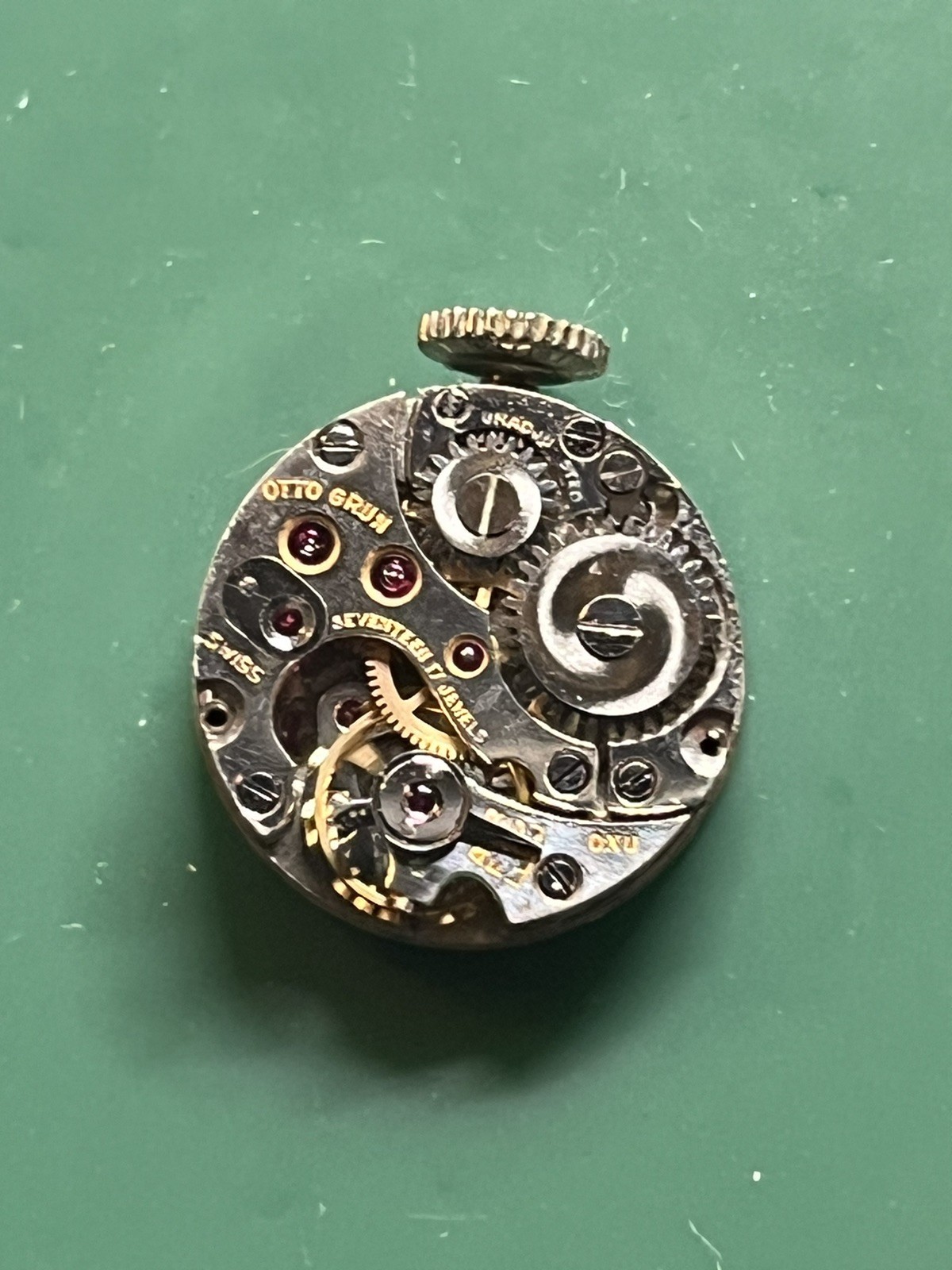 RUNNING Otto Grun Felsa 81 Ladies Watch Movement 17j