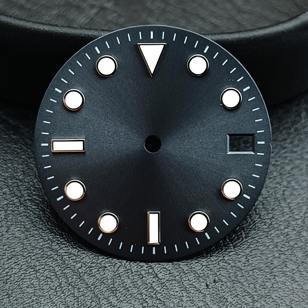 28.5mm nh35 dial green luminous for NH35/36 mechanical movements dial accessorie