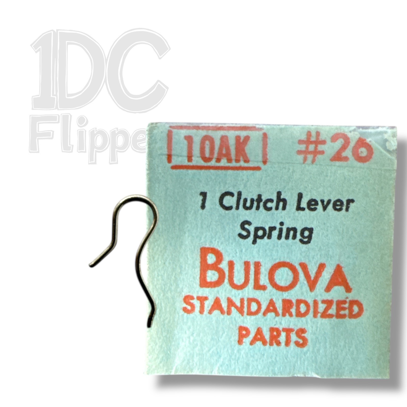 Bulova 10AK SET LEVER SPRING #26 NOS Fits Bulova 10BH, Read List!