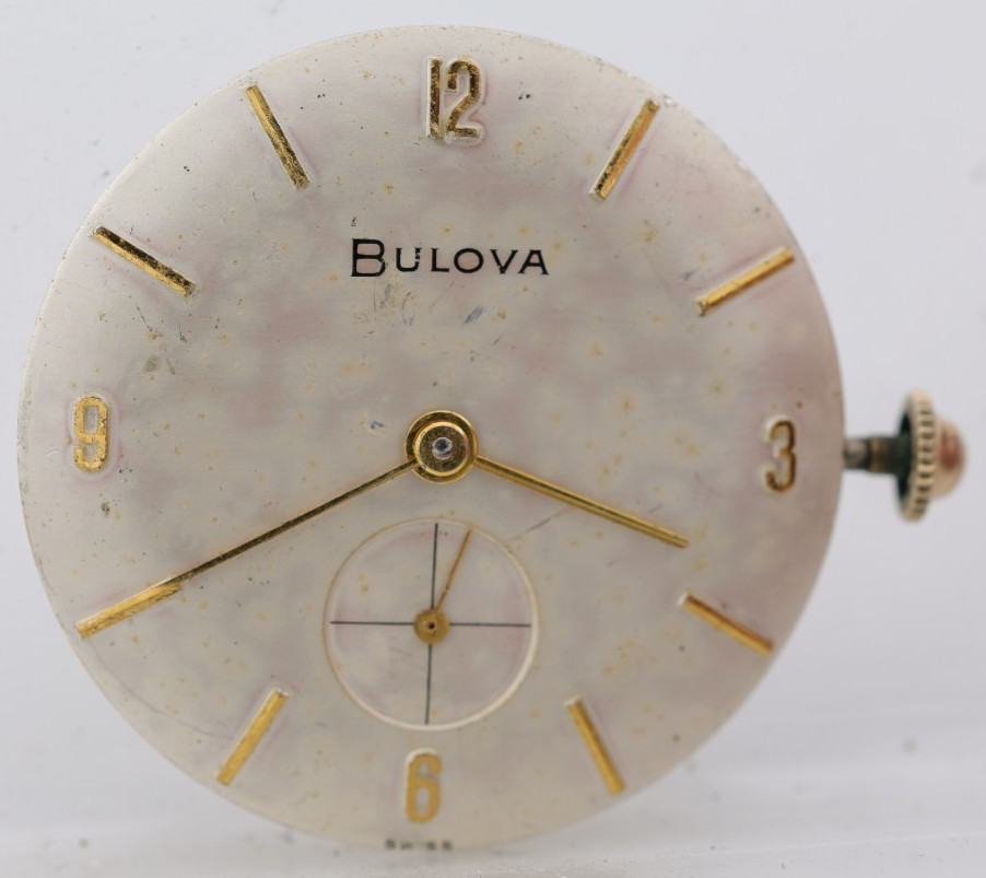 BULOVA cal. 11AC, 17j SWISS WRIST WATCH MOVEMENT, RUNS (ON)