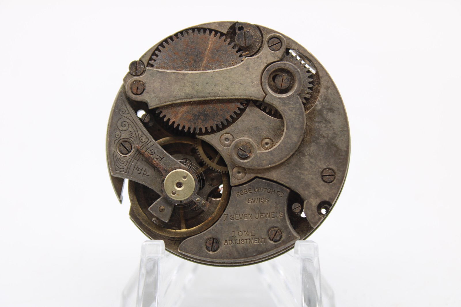 ROSE WATCH CO. POCKET WATCH MOVEMENT SWISS 7j 40.4mm (LA2)