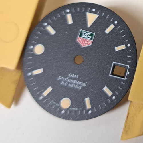 Tag Heuer DIAL 28mm GMT Professional BLACK dial for 955.112 11 1/2 ligne mov