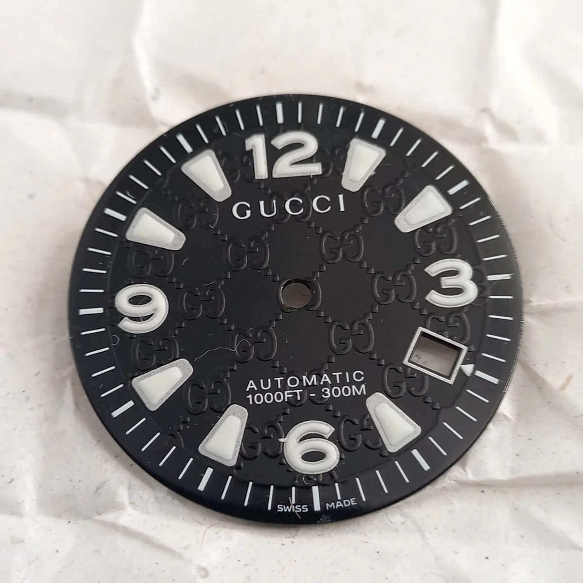 GUCCI Original Dail Part No. YDA05309 BLACK color
